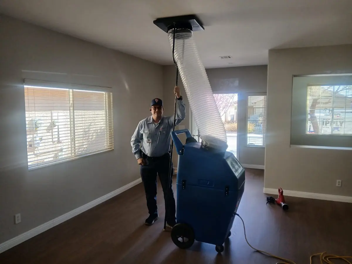 Professional Dryer Vent Cleaning work inside a Twin Lakes home